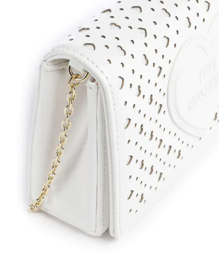 Mala de Tiracolo Heart Branca