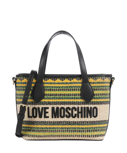 Mala de Mão Straw Riscas Sunset