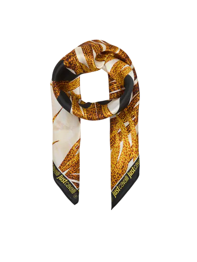 Lenço de Senhora Bege/Preto