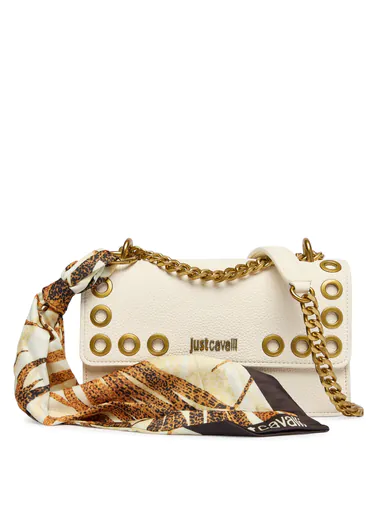 Mala de Ombro/Tiracolo com lenço Creme