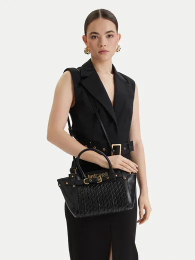 Mala de Mão com textura Preta