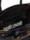 Mala de Mão com textura Preta - Just Cavalli | Mala de Mão com textura Preta | Misscath