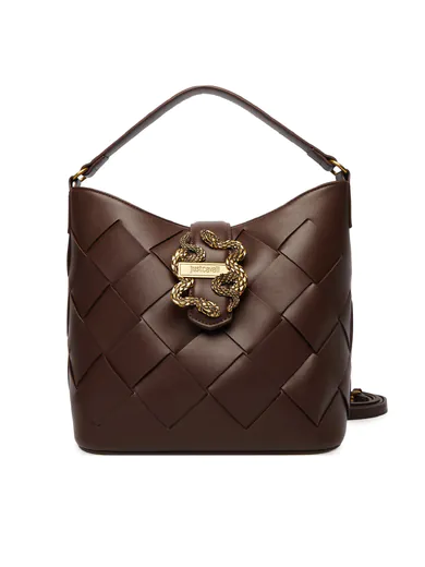 Mala de Ombro/Tiracolo Iconic Snakes Grande Castanha