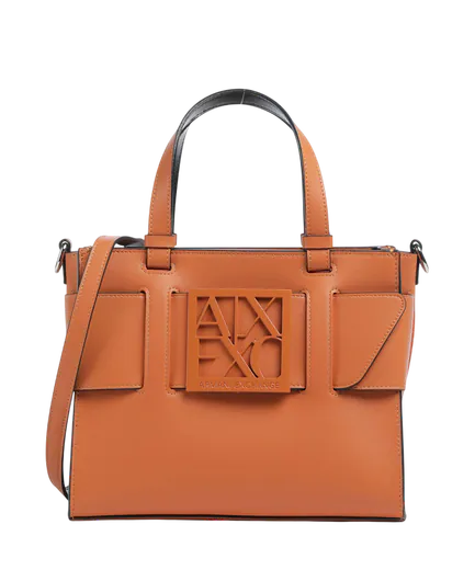 Mala de Mão/Tiracolo Armani Exchange Feminina Laranja