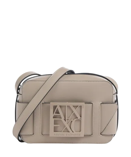 Mala de Tiracolo Armani Exchange Feminina Bege