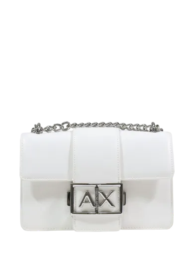 Mala de Tiracolo Armani Exchange Feminina Branca
