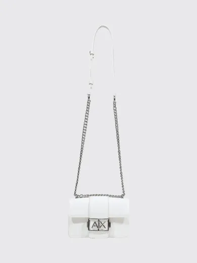 Mala de Tiracolo Armani Exchange Feminina Branca