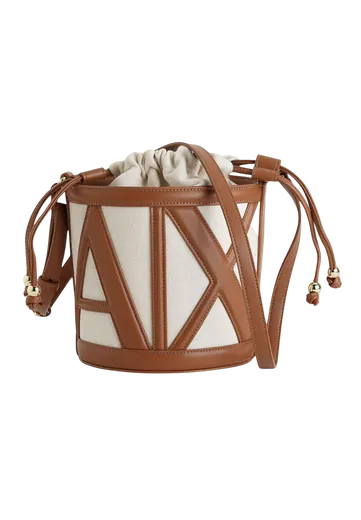 Mala de Tiracolo Bege/Castanha