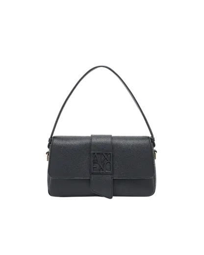 Mala de Ombro Armani Exchange Feminina Preta