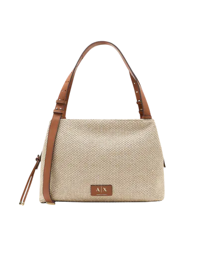 Mala de Ombro Bege/Castanha