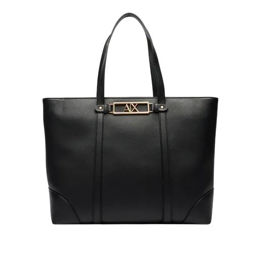 Mala Shopper Grande Armani Exchange Preta