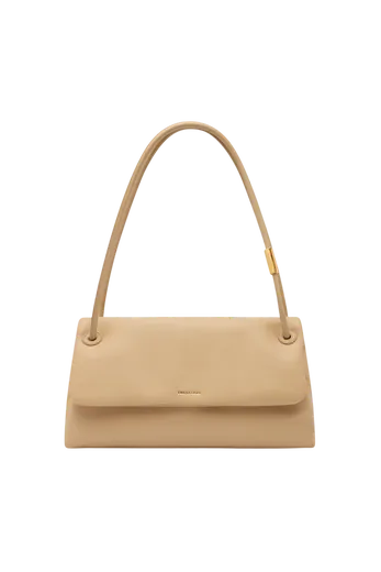 Mala de Ombro Média Orbita Bege