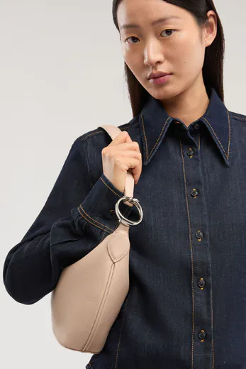 Mala de Ombro Hobo Pequena Whippet Rosa