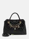Guess | Mala de Mão Libby acolchoada Preta | MISSCATH