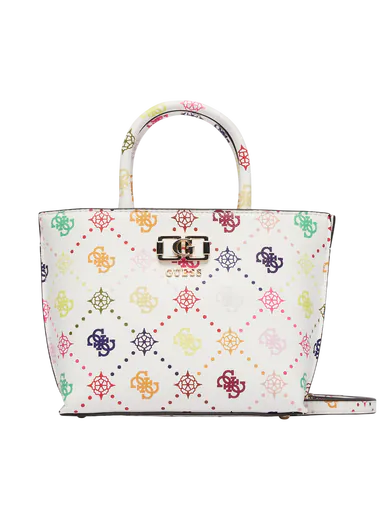 Mala de Mão Pequena Emelie Branca/Multicor