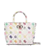 Mala de Mão Pequena Emelie Branca/Multicor - Guess | Mala de Mão Pequena Emelie Branco/Multicor | MISSCATH