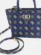 Mala de Mão/Shopper Pequena Emelie Azul - Guess | Mala de Mão/Shopper Pequena Emelie Azul | MISSCATH