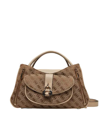 Mala de Mão/Tiracolo Jessa Logo Castanha