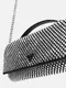 Clutch Tasmin Preta/Prateada - Guess | Clutch Tasmin Preta/Prateada | MISSCATH