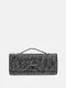Clutch Tasmin Preta/Prateada - Guess | Clutch Tasmin Preta/Prateada | MISSCATH