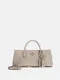 Mala de Mão Horizontal Noelle Saffiano Taupe - Guess | Mala de Mão Horizontal Noelle Saffiano Taupe | MISSCATH
