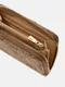 Guess | Carteira Média Laurel Logo com riscas Castanha | MISSCATH