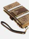 Carteira Laurel Logo com riscas Castanha - Guess | Carteira Laurel Logo com riscas Castanha | MISSCATH