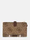 Carteira Laurel Logo com riscas Castanha - Guess | Carteira Laurel Logo com riscas Castanha | MISSCATH