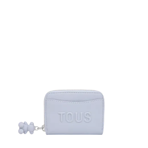 Porta-moedas Back to Basics Azul-acizentado