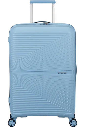 Mala de Viagem Superleve Média 67cm 4 Rodas Azul de Neptuno