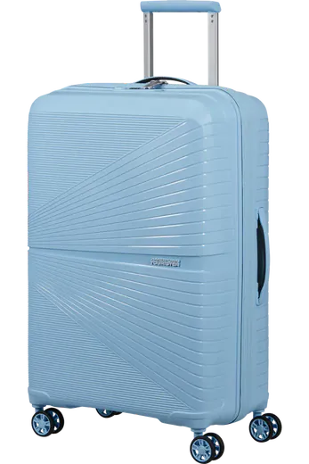 Mala de Viagem Superleve Média 67cm 4 Rodas Azul de Neptuno