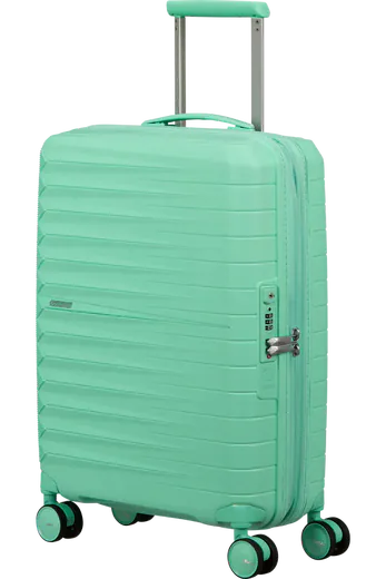 Mala de Cabine 55cm Expansível 4 Rodas Verde Menta
