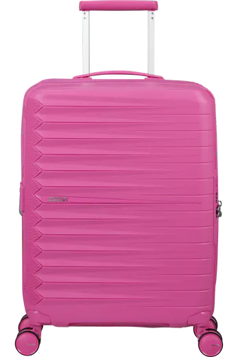 Mala de Cabine 55cm Expansível 4 Rodas Fúcsia Elétrico