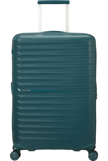Mala de Viagem Média 68cm Expansível 4 Rodas Azul-Petróleo