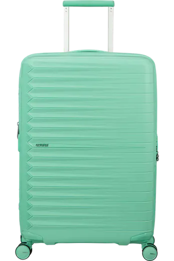 Mala de Viagem Média 68cm Expansível 4 Rodas Verde Menta