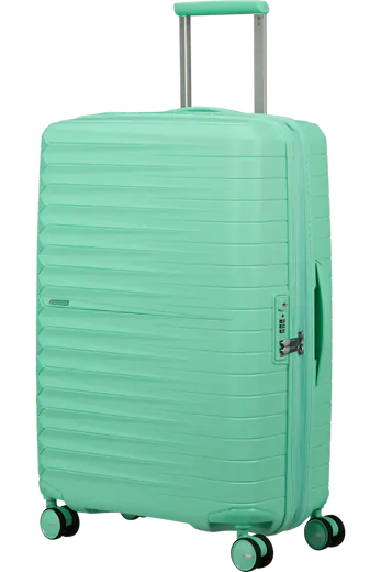 Mala de Viagem Média 68cm Expansível 4 Rodas Verde Menta
