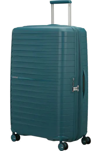 Mala de Viagem Grande 78cm Expansível 4 Rodas Azul-Petróleo