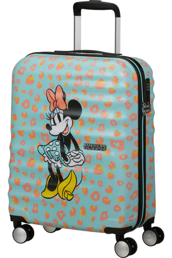 Mala de Cabine 55cm 4 Rodas Minnie Pontos Pastel