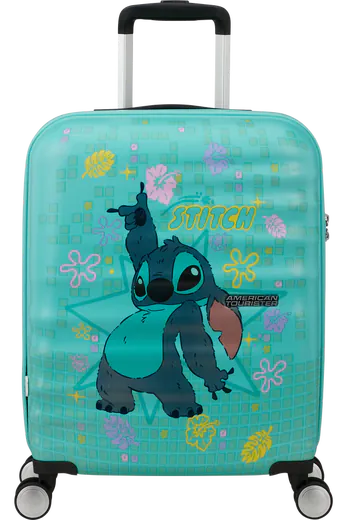 Mala de Cabine 55cm 4 Rodas Minnie Flores Stich