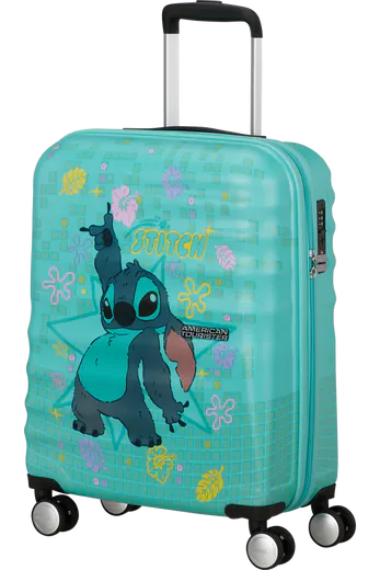 Mala de Cabine 55cm 4 Rodas Minnie Flores Stich