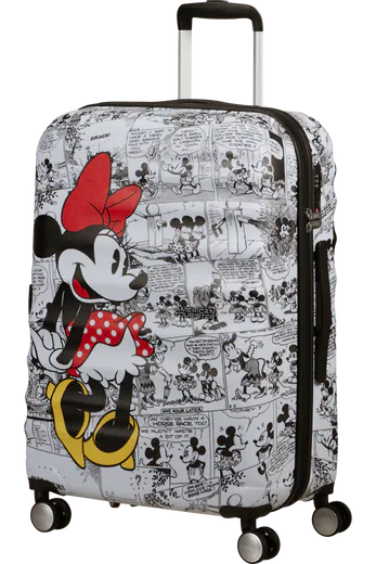 Mala de Viagem Média 67cm 4 Rodas Minnie Banda Desenhada