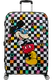 Mala de Viagem Grande 77cm 4 Rodas Mickey Xadrez - Mala de Viagem Grande 77cm 4 Rodas Mickey Xadrez - WaveBreaker Disney | American Tourister®