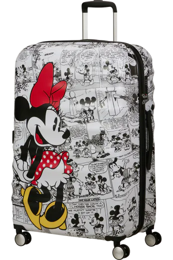 Mala de Viagem Grande 77cm 4 Rodas Minnie Banda Desenhada