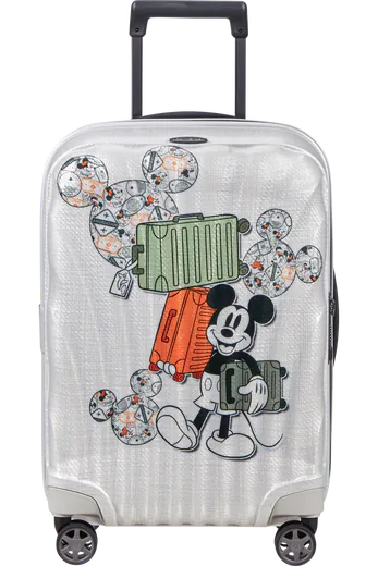 Mala de Cabine 55cm 4 Rodas Expansível Disney Mickey 's Travel Tales