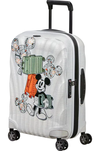 Mala de Cabine 55cm 4 Rodas Expansível Disney Mickey 's Travel Tales