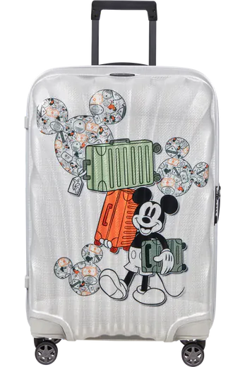 Mala de Viagem Média 69cm 4 Rodas Disney Mickey 's Travel Tales