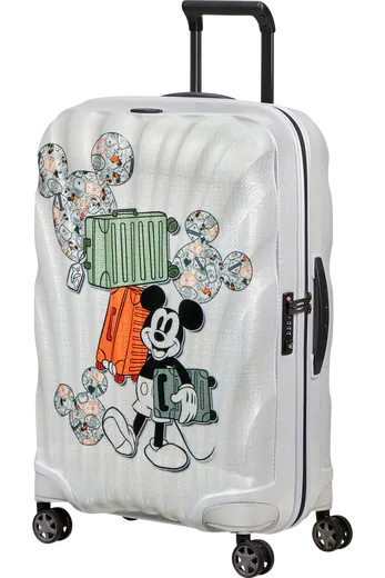 Mala de Viagem Média 69cm 4 Rodas Disney Mickey 's Travel Tales