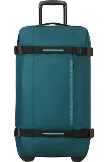 Saco de Viagem Médio 68cm 2 Rodas Azul-Petróleo