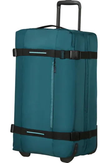 Saco de Viagem Médio 68cm 2 Rodas Azul-Petróleo