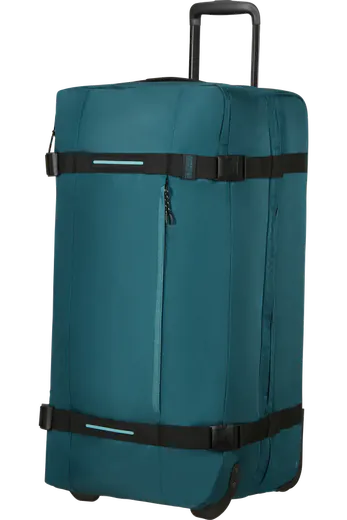 Saco de Viagem Grande 79cm 2 Rodas Azul-Petróleo